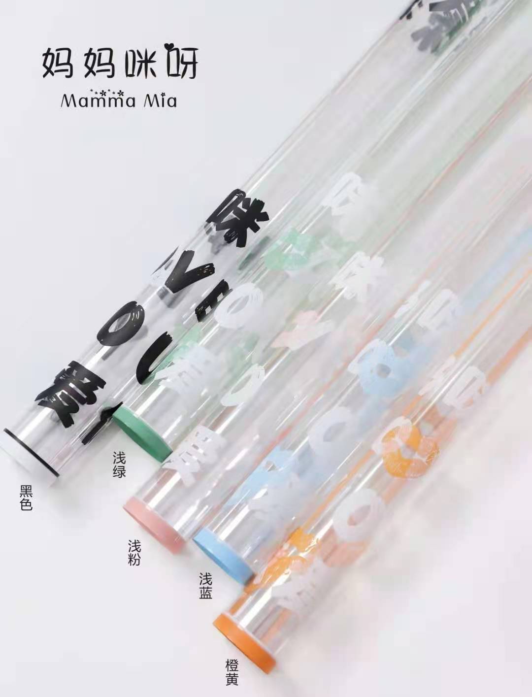 母亲节康乃馨鲜花包装纸妈妈咪透明防水英文字母opp