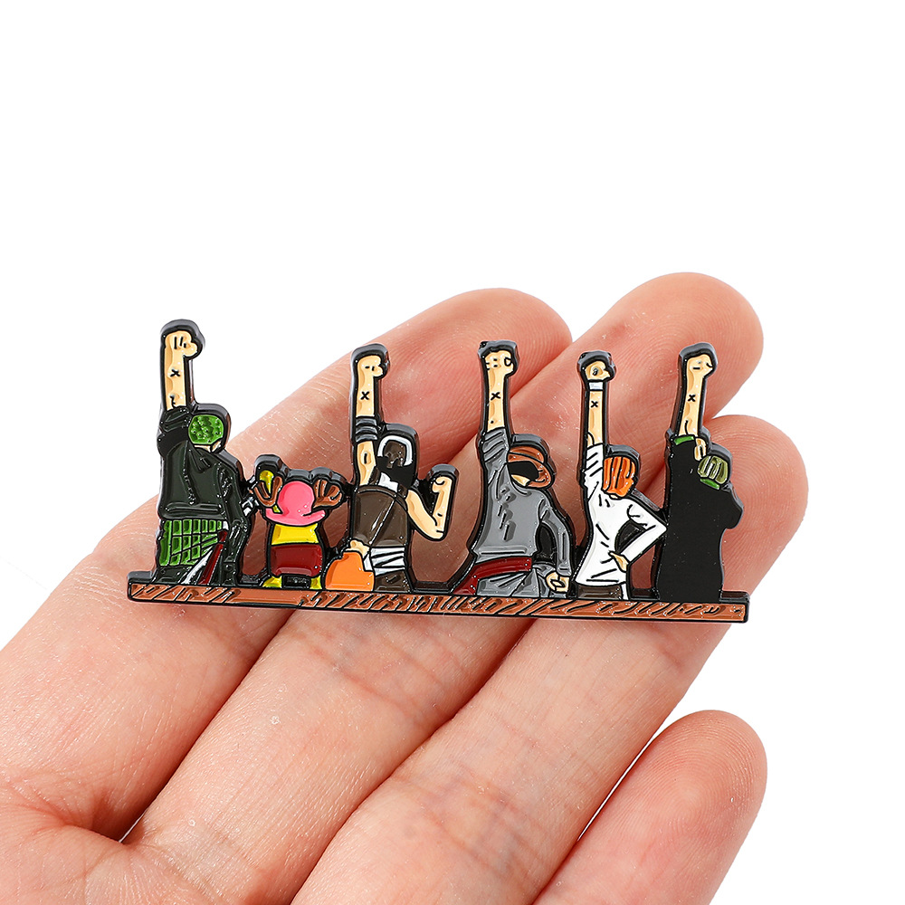 Riman Cartoon Creative Personalized One Piece Metal Badge Luffy…