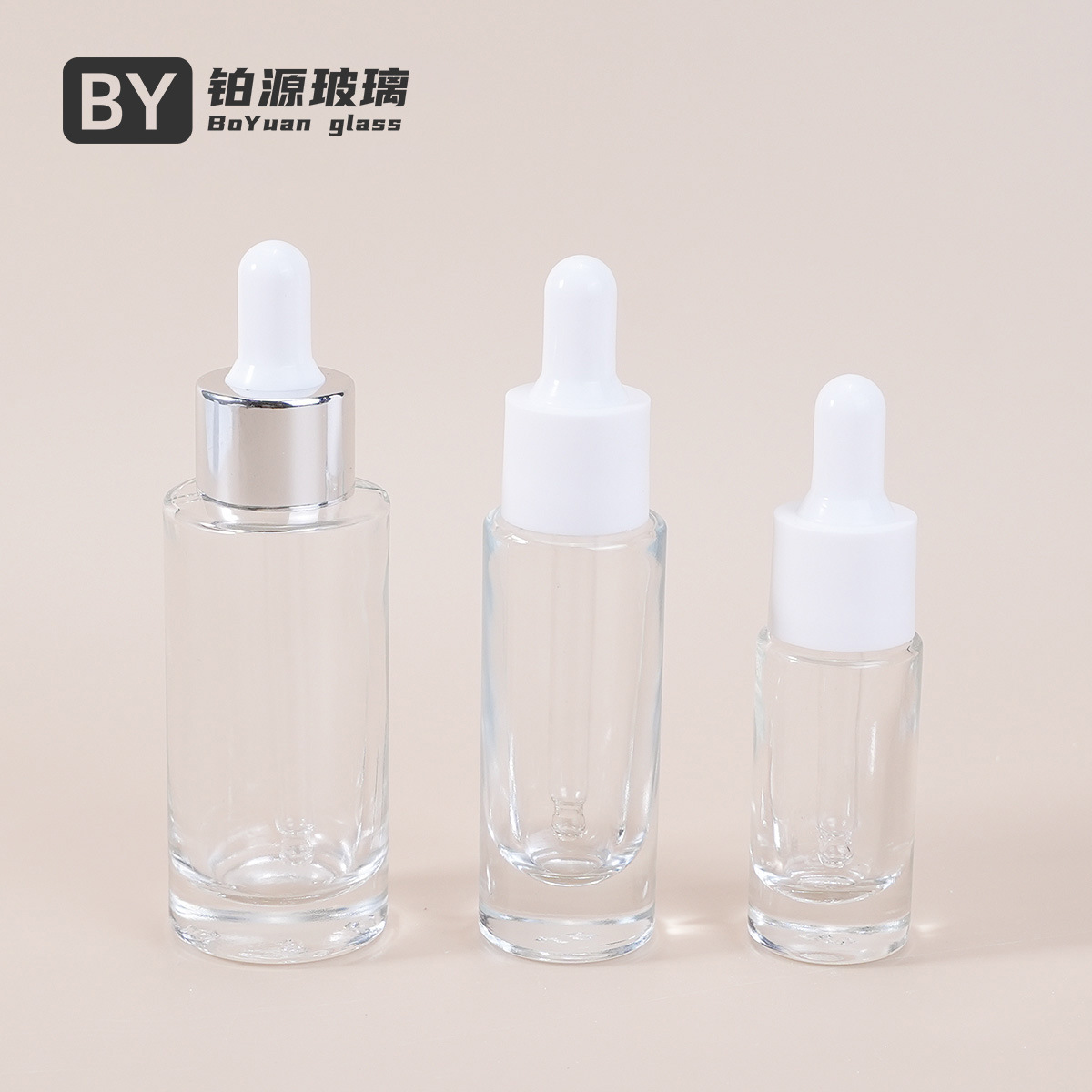 20.30毫升滴管精油瓶 直圆厚底小容量10毫升精华液玻璃瓶分装瓶