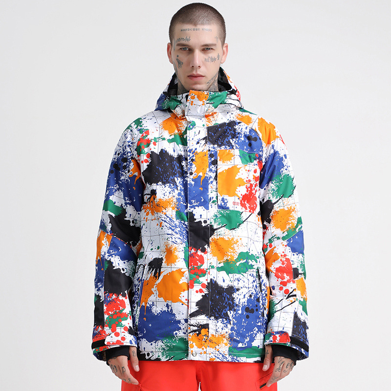 Heren skikleding Zuid-Korea dikke warme sneeuwpak winddicht waterdicht dubbel snowboard snowboardpak heren_voghion.com