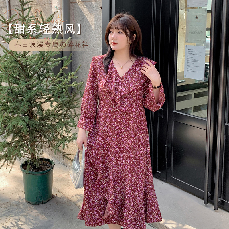   春  XL-5XL 大きいサイズ ワンピース