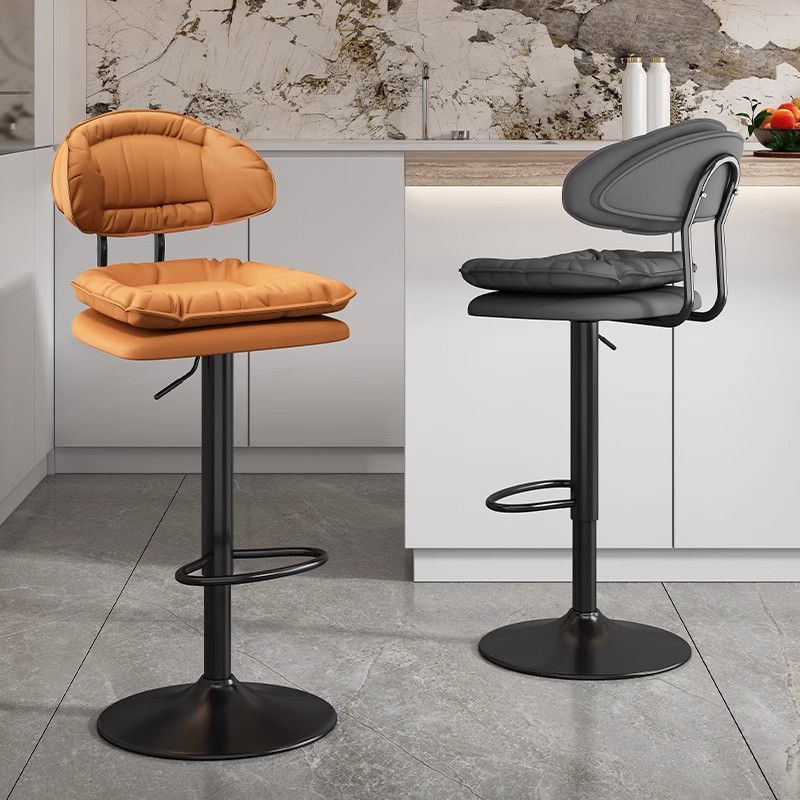 Bar Chair, Bar Chair, Front Desk Cashier Swivel Chair, Liftable High Stool, Home Beauty Salon Backrest Swivel Chair