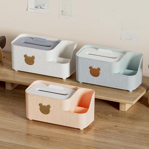 Nordic simple multifunctional creative tissue box desktop storage box living room dining room coffee table cute remote control storage
