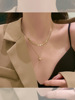 South Korean fashionable goods, spring design necklace, simple and elegant design, trend of season, internet celebrity