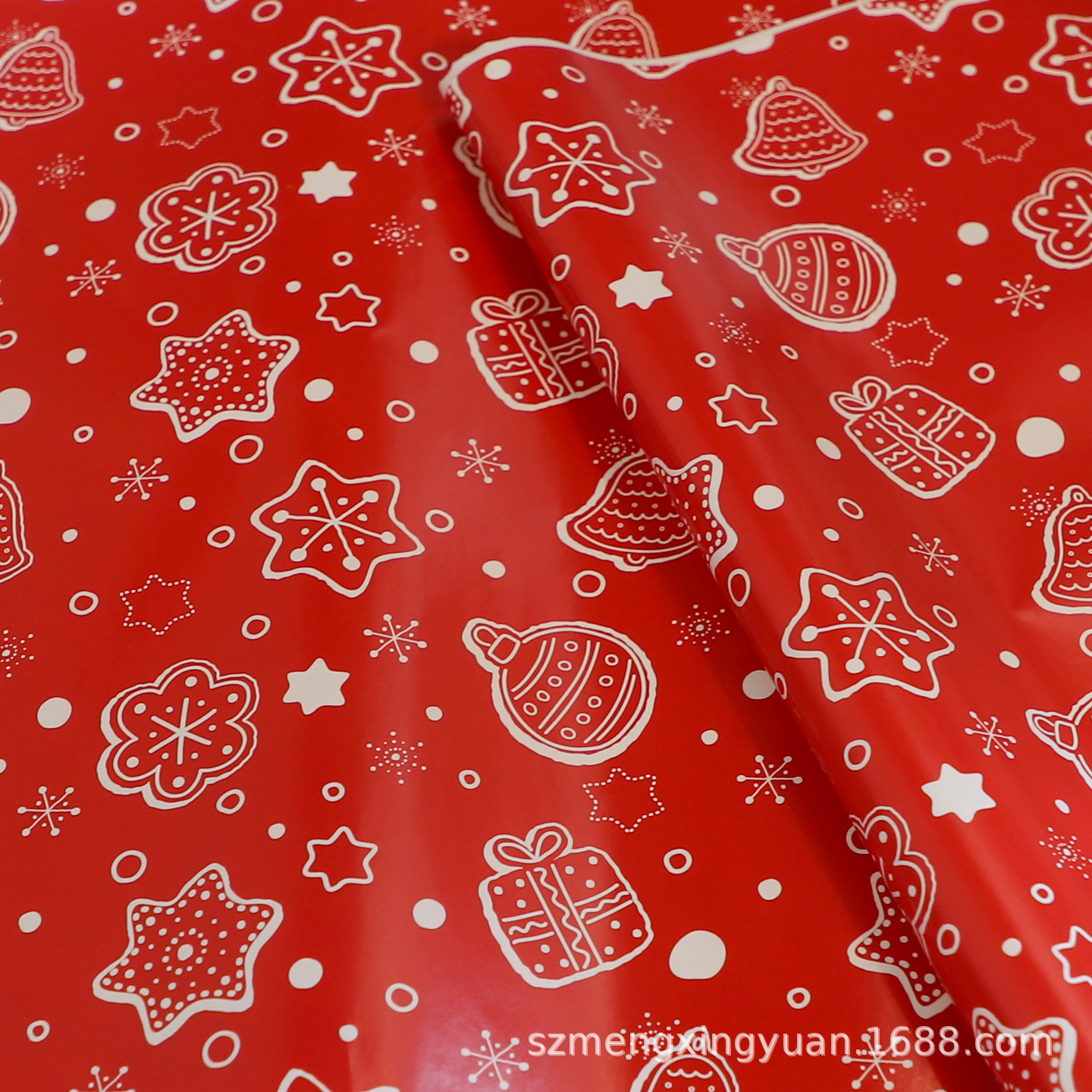 Papel de regalo de Navidad de alto valor cartón de dibujos animados caja de regalo de cumpleaños para niños Papel de embalaje de cuero de nuez de paz