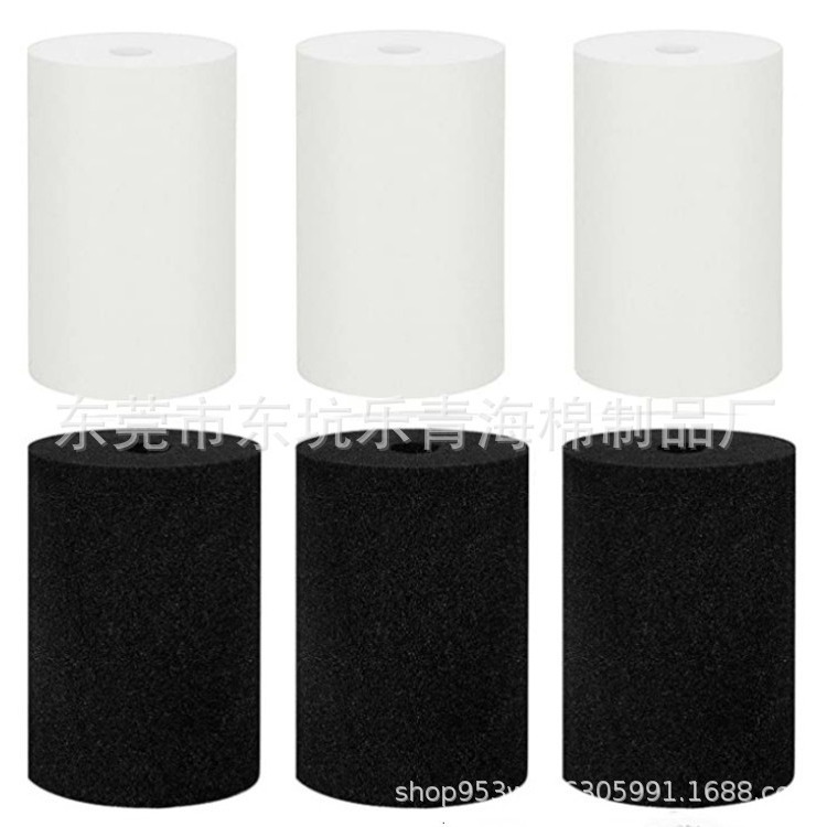 En stock vaso de espuma varilla de PVC negro giratorio esponja columna Amazon Copa Turner Copa máquina de torneado esponja