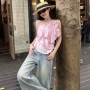 修身单肩夏季新款上衣