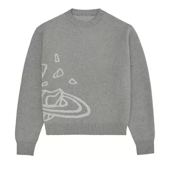 in stock Europe and the United States in autumn and winter hot-selling warm pullover knitted sweater personalized trendy style men's and women's leisure long sleeve top