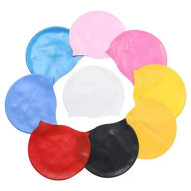 Waterproof comfortable capacious swimming cap for men and women for training for swimming, plus size, wholesale