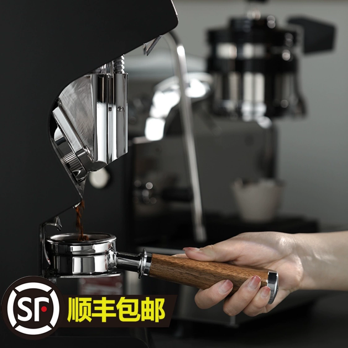 MHW-3BOMBER бомбер бездонная ручка 51/54/58 мм модифицированная бездонная деревянная ручка для эспрессо-машины