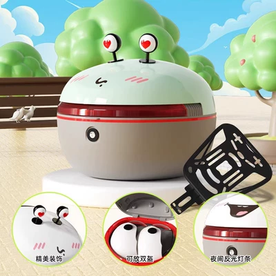 small battery car trunk accessories — Electric car tail box - fresh-green-bracket-oral-trunk