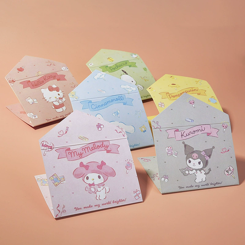 Открытки (Sanrio) набор карточек с персонажами, качественная печать, конвертный стиль