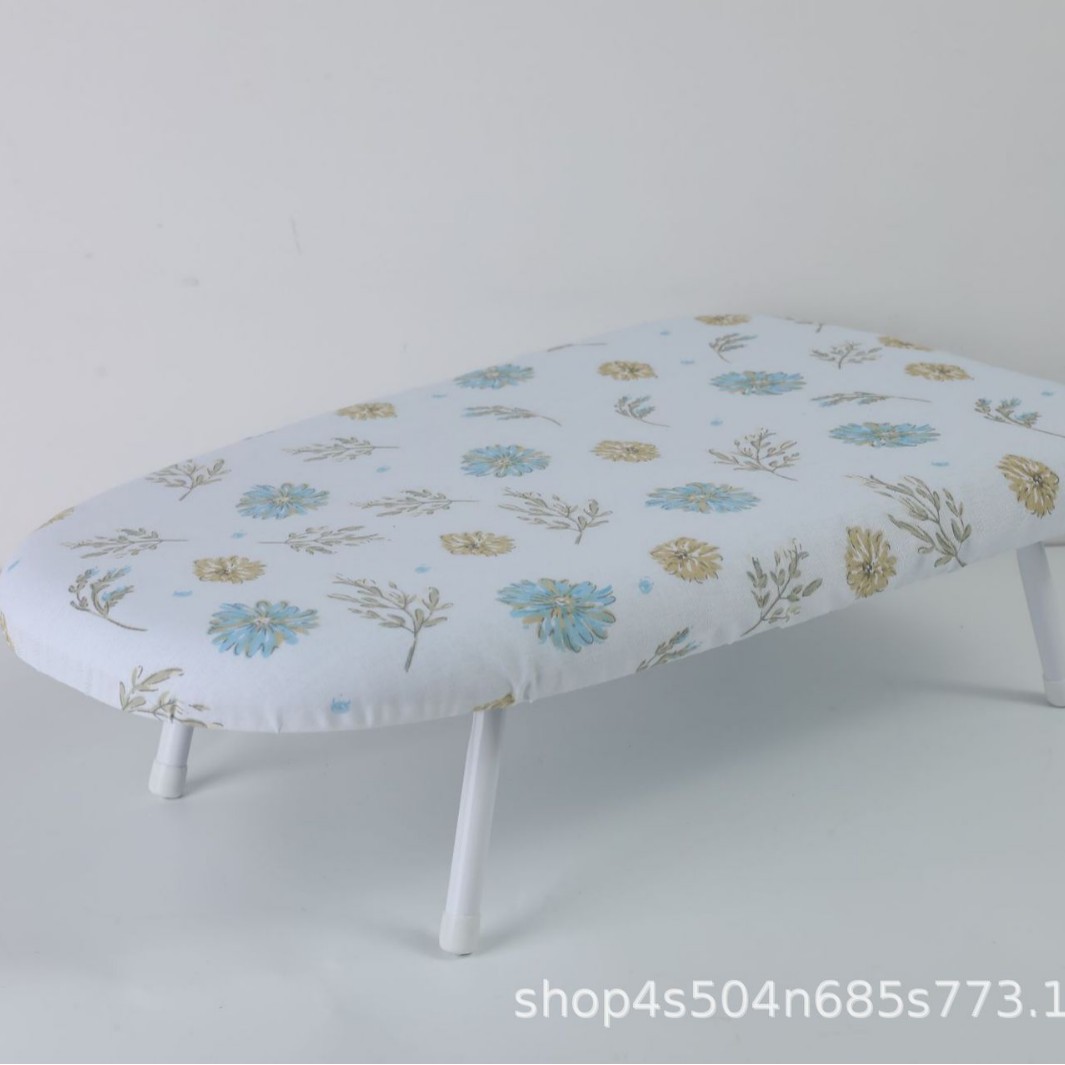 Hogar pequeña tabla de planchar de escritorio dormitorio plegable mini tabla de planchar multifuncional ajustable de alta temperatura portátil