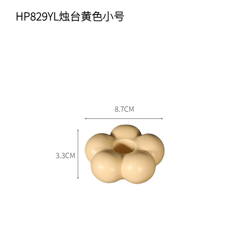 HP829YL candelabro amarillo pequeño