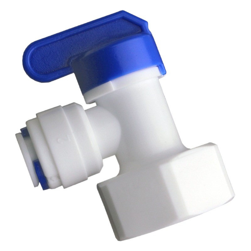 Venta al por mayor 11G válvula de bola de barril de presión POM válvula de bola de plástico tipo L 6 puntos dientes internos giran 2 puntos 3 puntos interruptor de cubo de almacenamiento de tubería