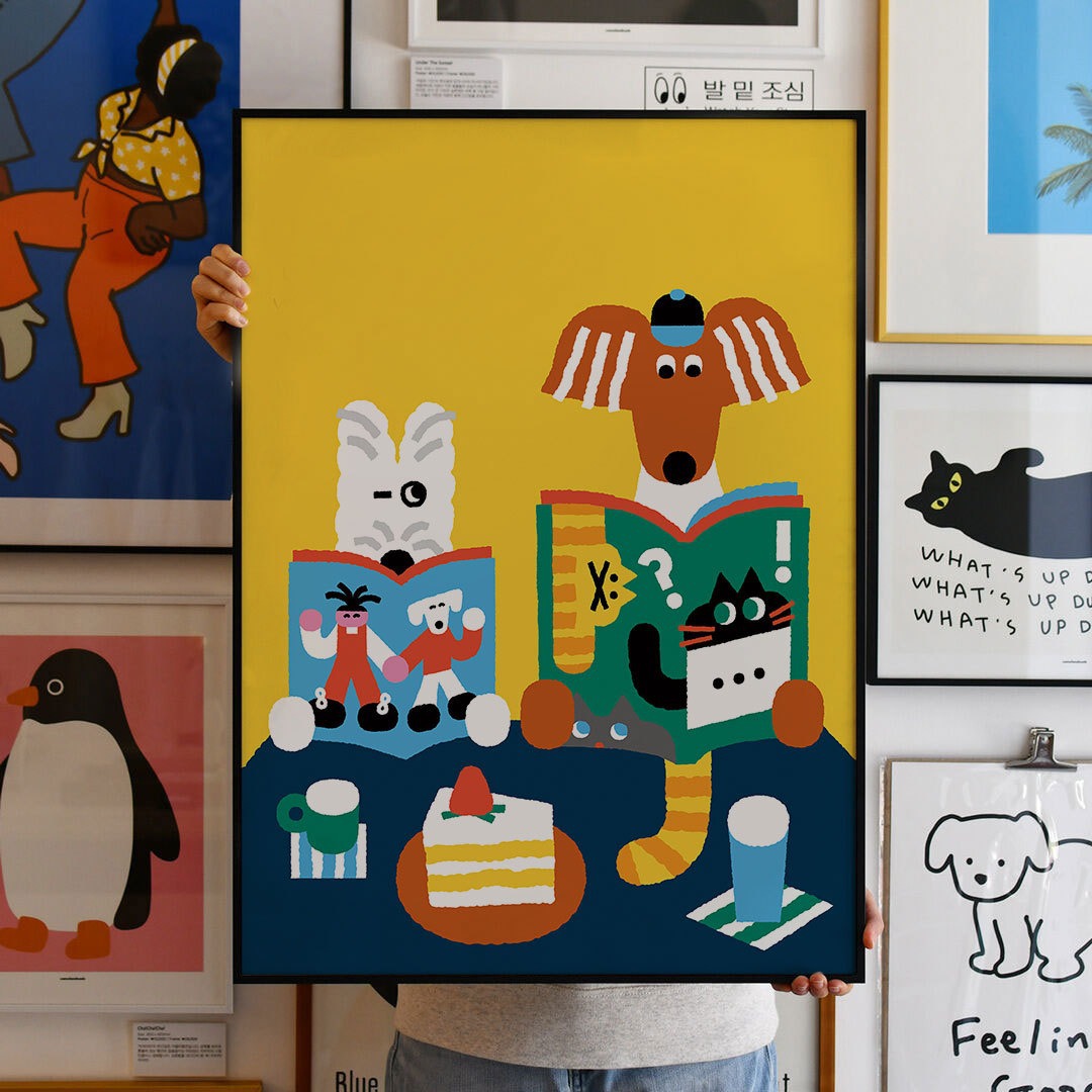 Living Room Decorative Painting Dopamine Abstract Entrance Hall Hanging Painting High-End Living Room Sofa Background Wall Painting