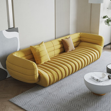 异形现代简约沙发客厅意式大户型免洗科技布艺baxter香蕉家具