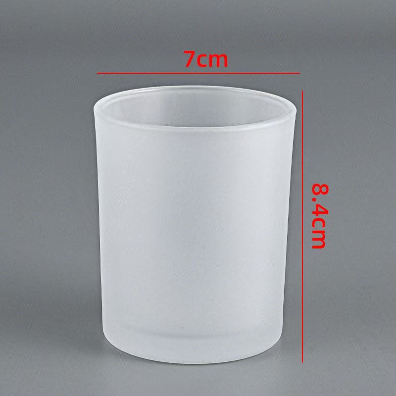 Transfronterizos para vasos de vidrio vela resistente al calor Amazon explosión con taza de fragancia cubierta recipiente de cera de soja hecha a mano