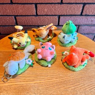 Grassland Elf Doll Squirtle, Bulbasaur, Eevee, Dragonite, Kirby, Dream Gengar Plush Pendant