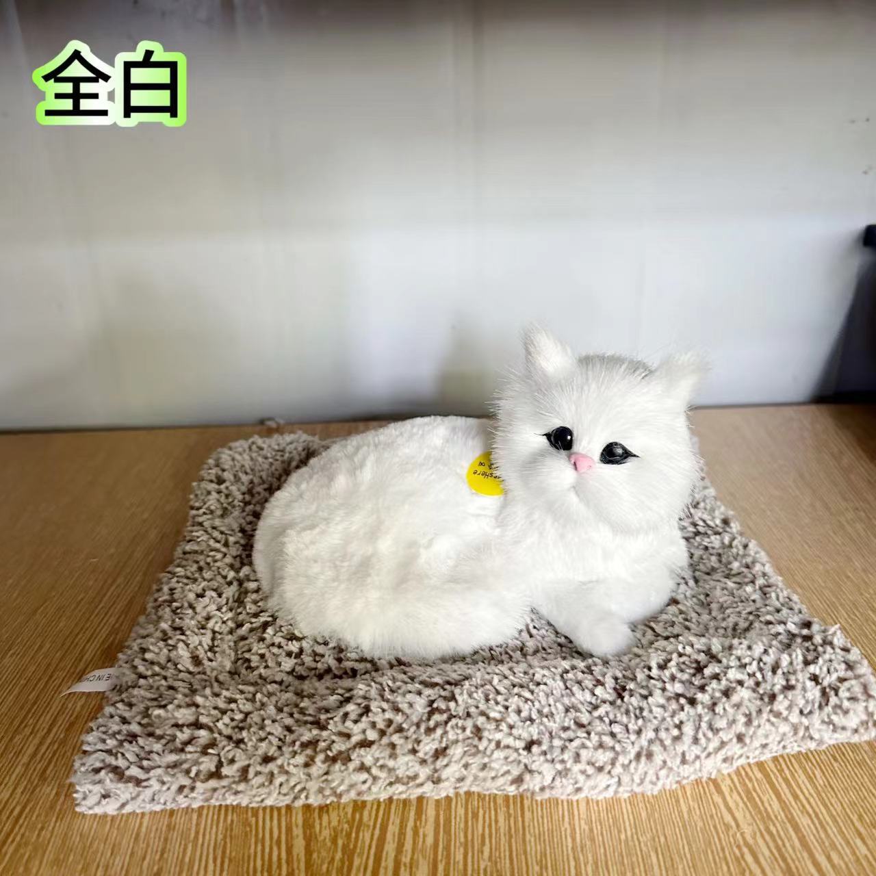 Fábrica de cabello recto imitación de carbón de bambú adornos de automóviles ojos abiertos adornos de interiores familiares para enviar regalos de aire purificado