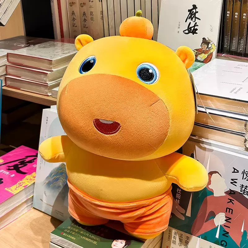 正版多爱水豚噜噜毛绒玩具公仔挂件小玩偶大号布娃娃搞怪生日礼物