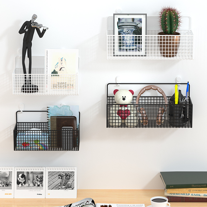 Estante de almacenamiento sin perforar estante de almacenamiento de pared de la sala de estar dormitorio baño colgante de pared estante de almacenamiento de cocina