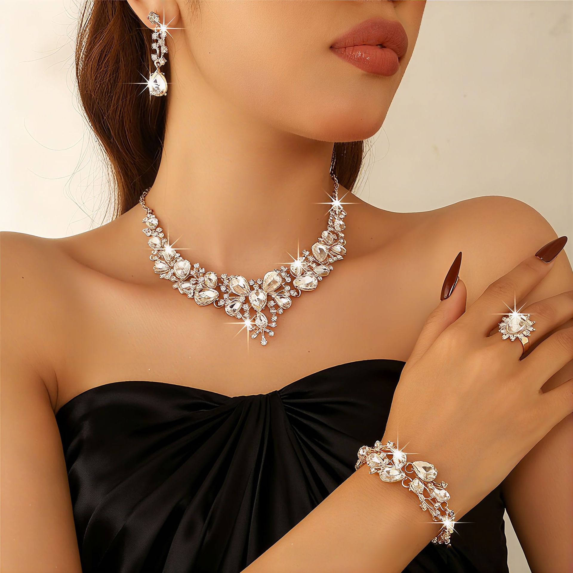 25273 rose gold four-piece set