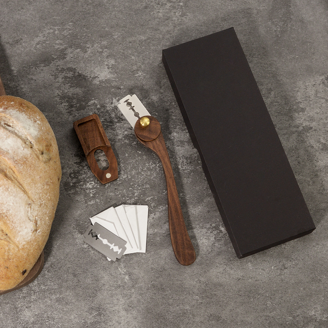 Nuevo mango de madera cuchillo de corte de pan cuchillo de corte de masa cuchillo de corte de pan europeo cuchillo de corte de pan herramienta de horneado