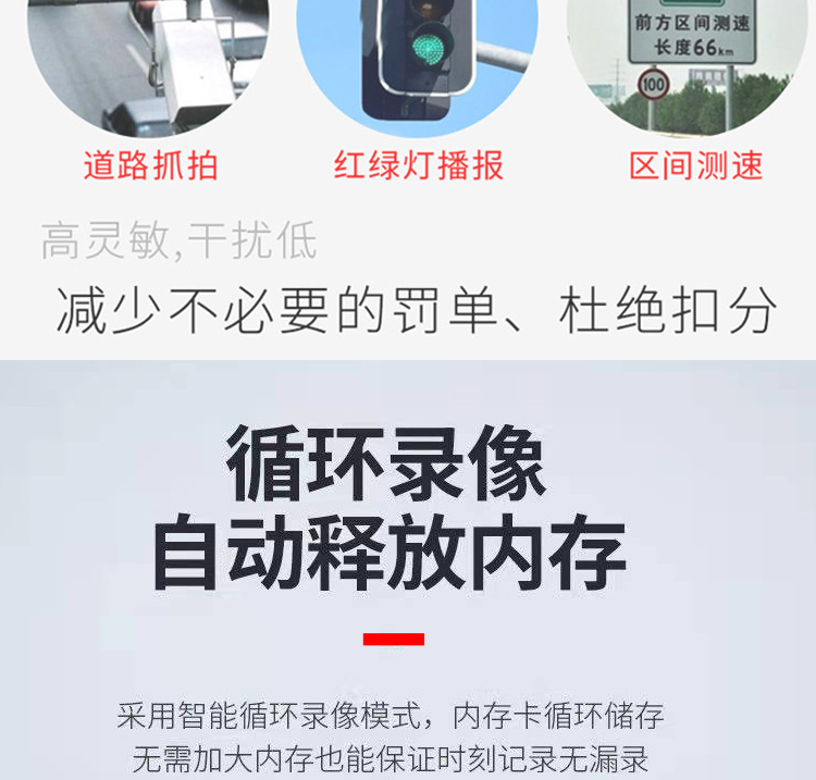 Popular Foreign Trade Product: Car-Mounted Android Large-Screen USB Dashcam with 1080P Resolution and Adas Driving Assistance