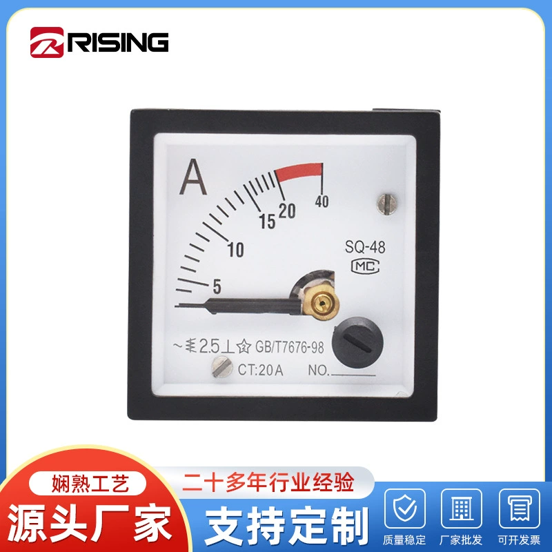 Производитель Ningbo поставляет SQ48 механический указатели тока переменного тока с квадратным отверстием