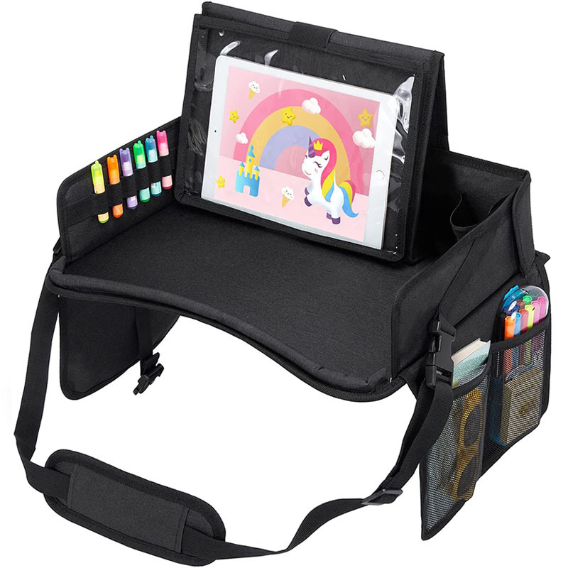 Bsci Manufacturer Custom-Made Travel Drawing Tray for Children in Car, Car Safety Seat Travel Writing and Drawing Board Bag
