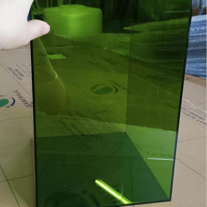 亚克力力盒子  透明绿盒   有机玻璃 透明绿盒