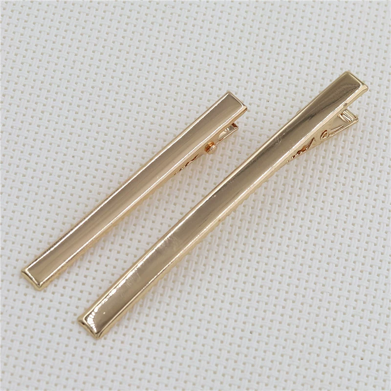 Железное покрытие цветной устойчивый Золотой зажим для утконоса квадратный зажим ручной работы DIY аксессуары для волос Материал зажима для волос античный зажим для головных уборов