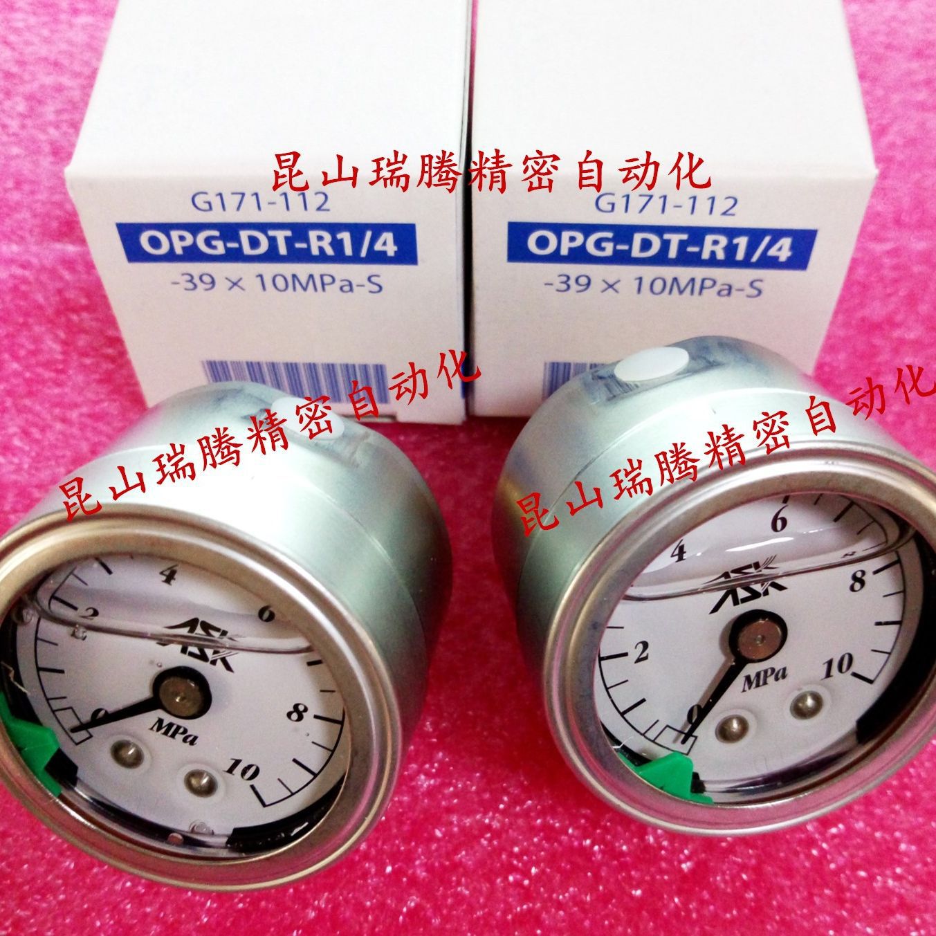 ASK压力表OPG-DT-R1/4-39x10MPa-S可替用NKS压力表GV95-671