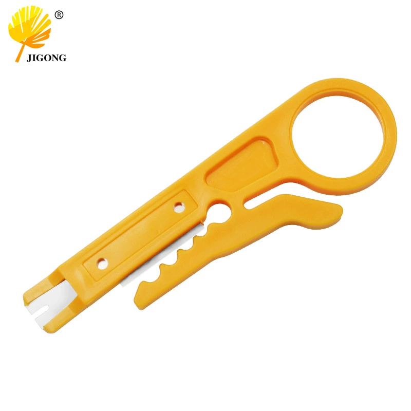 Маленький Желтый Нож для зачистки проводов Инструмент для зачистки проводов простой инструмент для зачистки проводов провод сети инструмент для обжима проводов
