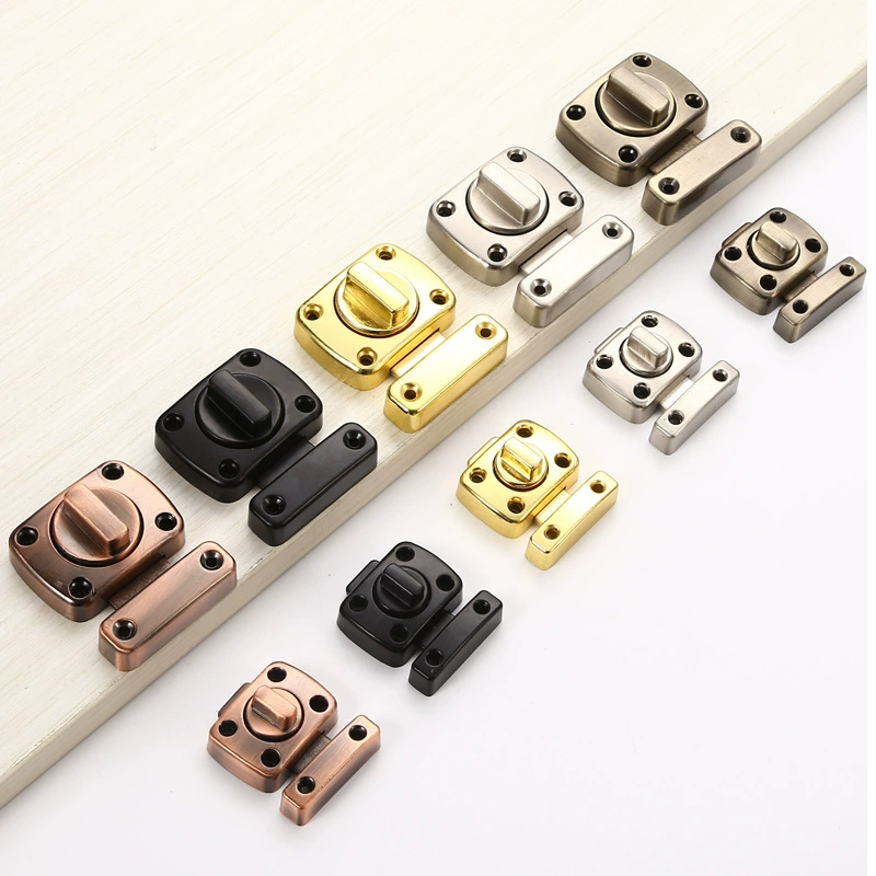 Внутренние дверные замки Дверь спальни Дверь унитаза Общежитие Бытовой Универсальный левый и правый болт Утолщенный Противоугонный замок