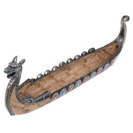 1PC Retro Incense Burners Traditional Design Dragon Boat跨境