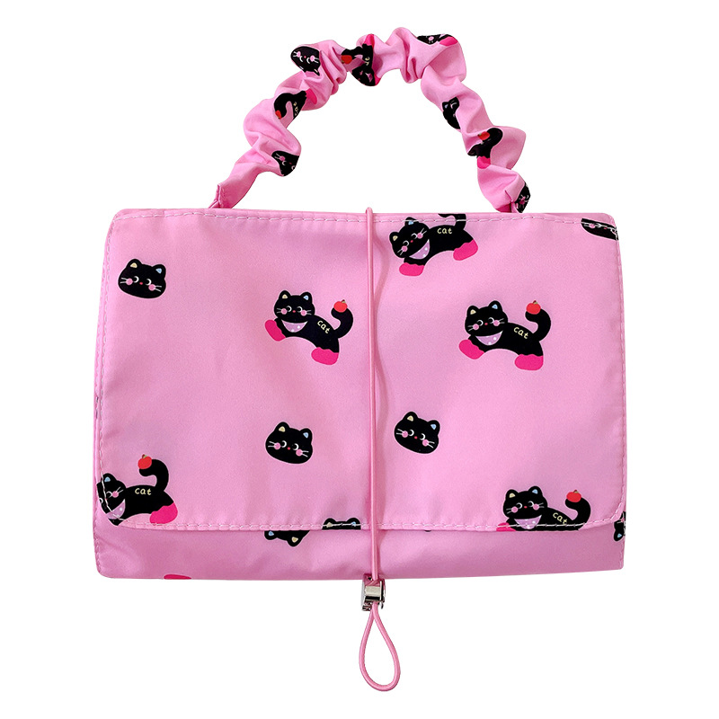 Bolsa de cosméticos portátil, bolsa de almacenamiento de gran capacidad, bolsa de clasificación portátil de viaje, bolsa de distribución de cosméticos, bolsa de compras al por mayor