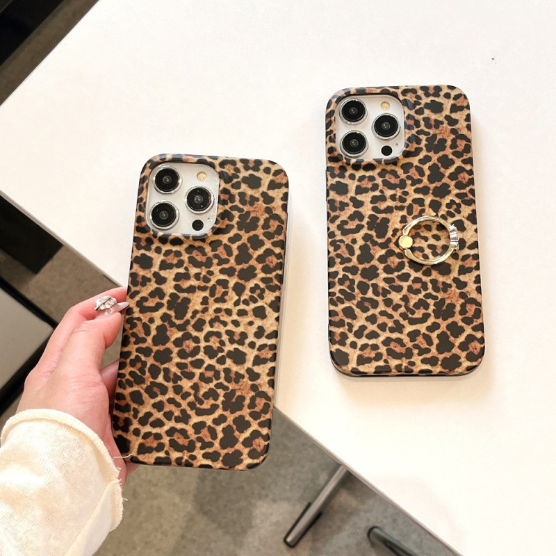 Grenzüberschreitender Außenhandel Retro Europäisches und Amerikanisches Leopardenmuster Kompatibel mit Fruit 17 Handyhülle iPhone 16 Pro_voghion.com