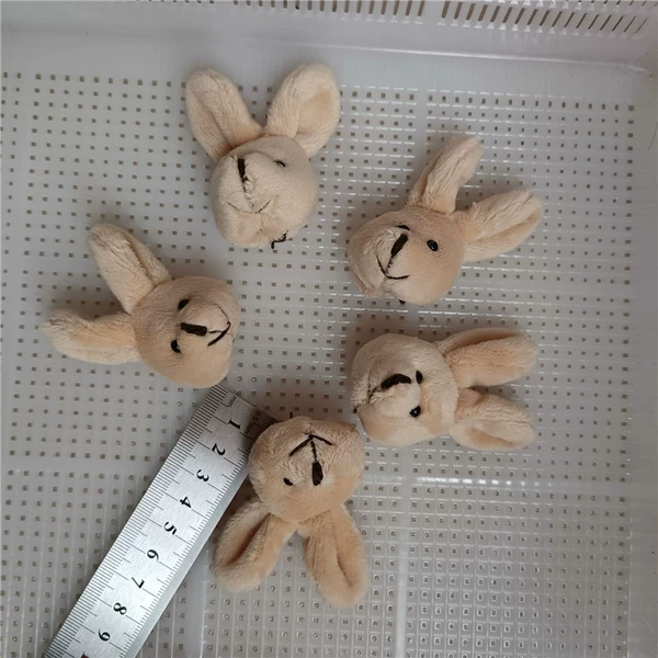 4cm apricot rabbit head