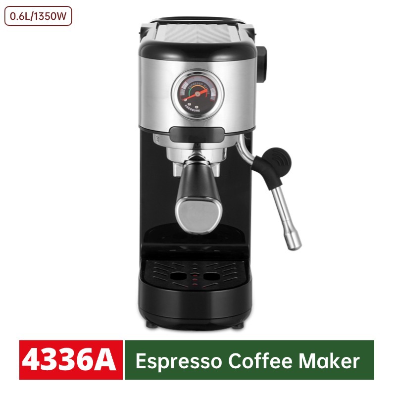 Máquina de café semiautomática italiana manual, máquina de café de oficina de alta presión, máquina de café al por mayor transfronteriza