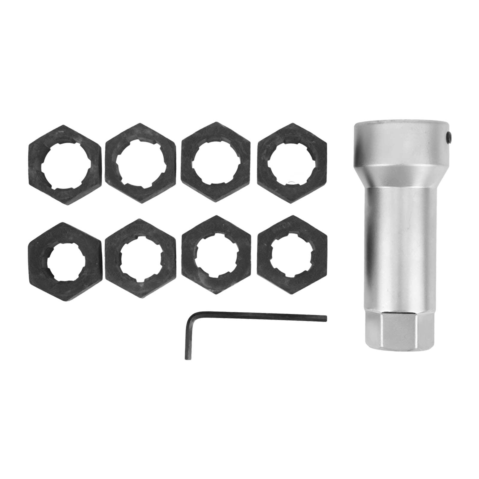 10-Piece Set of Half-Shaft Thread Repair Tools for Automotive Use, Including Tools for Repairing Damaged Threads on Half-Shafts and Main Axles