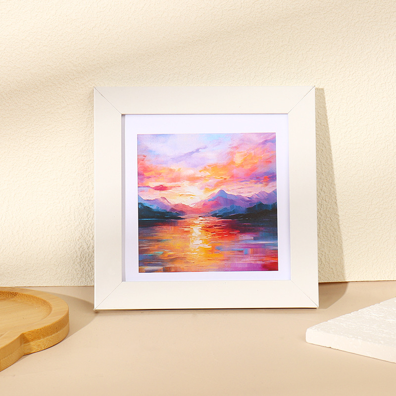 플랫 프레임 화이트