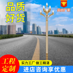 Production of China Light Square Factory Road Lamp 8 m 10 m Landscape Lamp Ethnic Characteristic Avenue Combination Lamp Wholesale
