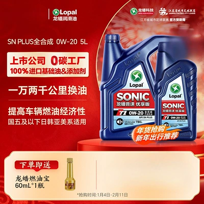 Longpan T1 0W-20 4L Fully Gasoline Engine Oil - 5l