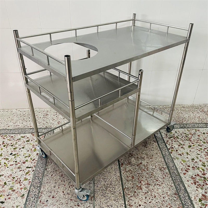 加厚不锈钢超市促销台展示架展广告地推便携移动试小吃摆摊小推车