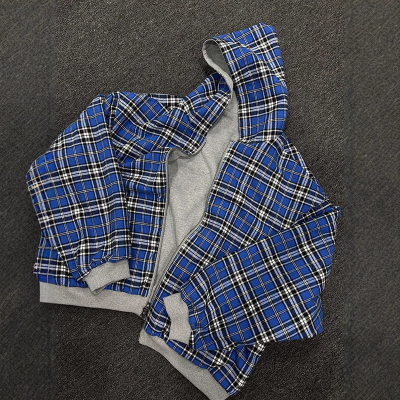 2025年秋冬时尚单品上衣双面拉链连帽服街头潮流欧美跨境服装|undefined
