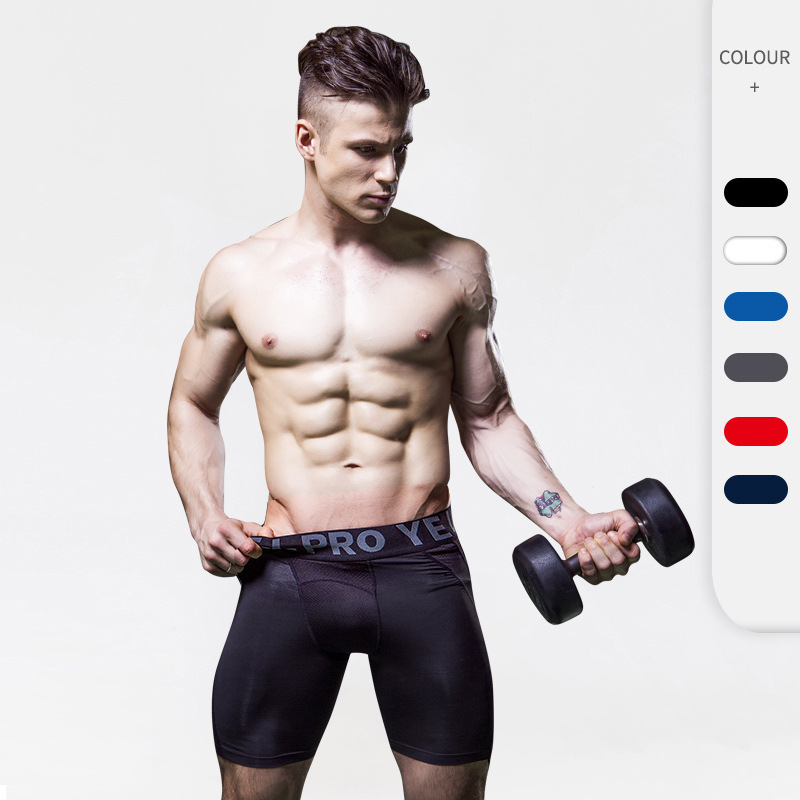Men's Pro Sports Shorts Fitness Training Running Elastic Quick-Drying Mesh Breathable Tight Shorts 1045 Men's Pro Sports Shorts Fitness Training Running Elastic Quick-Drying Mesh Breathable Tight Shorts 1045