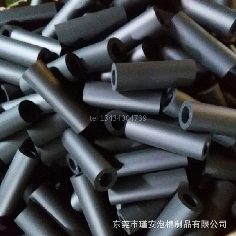 东莞厂家直供 黑色橡塑海绵管光面橡胶套管 NBR丁腈橡胶B密软管