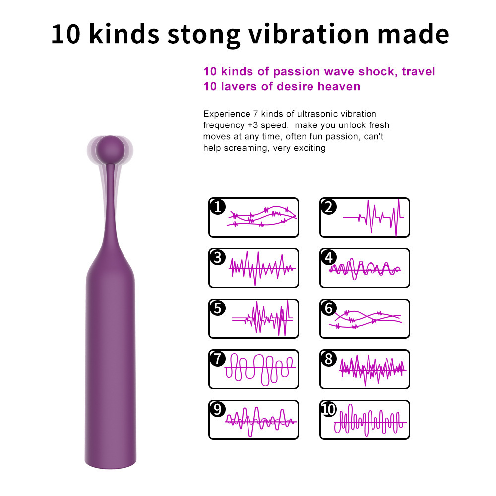 High Frequency Honey Bean Vibrator For Female Clitoral Massage_voghion.com